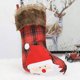 thumbnail image 3 of Yuarrent Rejilla Calcetín de Navidad Papá Noel Muñeco de nieve Pinup Imagen Árbol de Navidad Bolsa de regalo Inicio Calcetines de Navidad Colgante Kits de decoración para fiestas Papá Noel Yuarrent HA069957-01, 3 of 6