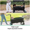 thumbnail image 5 of Ingenuity Pop 'N Ride Stroller Wagon - Black & Teal, 5 of 17