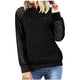 thumbnail image 2 of ICHUANYI Clearance Women Fall Lace Long Sleeve Hoodie Splicing Pockets Hooded Sweatshirts Coat Tops ICHUANYI "ICHUANYI", 2 of 6