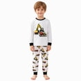 thumbnail image 3 of xaweyi Toddler Boys Cute Cartoon Vehicle Printed 2 Piece Long Sleeve Set Stylish Soft Indoor Home Pajamas Size 2-3 Years, 3 of 9