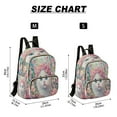 thumbnail image 3 of Casual Cat Surrounded by Pink Roses Backpack for School,College and Travel, Water Resistant Bookbag,, 3 of 7