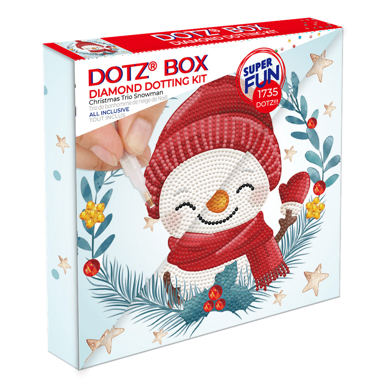 .com: diamond dotz kits for adults  Christmas diamonds, Snowman  painting, Diamond painting