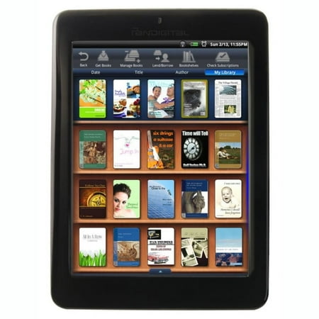 Pandigital Novel PRD07T20WBL1 2GB Flash Portable Media Player