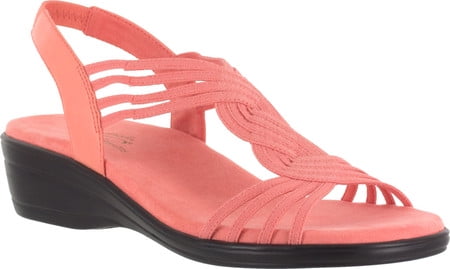 coral colored sandals