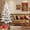 Mini Tree, variant on Mayhihi 2FT Pre-Lit Potted Flocked Christmas Tree, Snow Frosted Tabletop Decor with 30 Warm White LED Lights & 189 PE & PVC Mixed Branch Tips