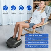 Renpho Shiatsu Foot Massager with Heat for Neuropathy Tired Foot Blood Circulation, FSA HSA Eligible, Fathers Day Gifts for Dad Men, Black