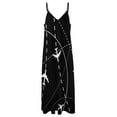 thumbnail image 6 of Airplanes Background with Trajectory Sleeveless Dress Loose Women's Dress Dresses Luxury Evening Dresses, 6 of 9