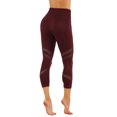 thumbnail image 2 of CodeFit Yoga Dry-Fit Latest Seamless 7/8 Length Leggings with Laser Cut Mesh For Workout or Casual Wear, 2 of 4