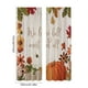 thumbnail image 3 of Cortinas con cenefa para el Día de Acción de Gracias, 4 tamaños, para cocina, sala de estar y cafetería, juego de 2 piezas, 3 of 5