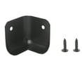 Set of 4 Black 2 Hole Steel Guitar Amplifier Speaker Corner