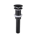 thumbnail image 5 of JERFIT Matte Black Waterfall Bathroom Faucet with Pop-Up Drain, Single Handle Modern Sink Faucet No Overflow, Brushed Nickel Core, 5 of 10