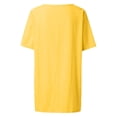 thumbnail image 4 of Women's Swimsuit Coverup Shirt Dress Button Down Short Sleeve Tunics Tops Bathing Suit Cover Up Vacation Beachwear Yellow 3XL, 4 of 5