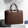 thumbnail image 3 of Noble choice, Sac à Main d'Affaires en Cuir Grande Capacité, Marron, 3 of 18