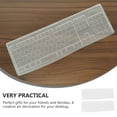 thumbnail image 2 of RENACLIPY Protective Keyboard Cover 2Pcs White Soft and Tough for Easy Storage, 2 of 6