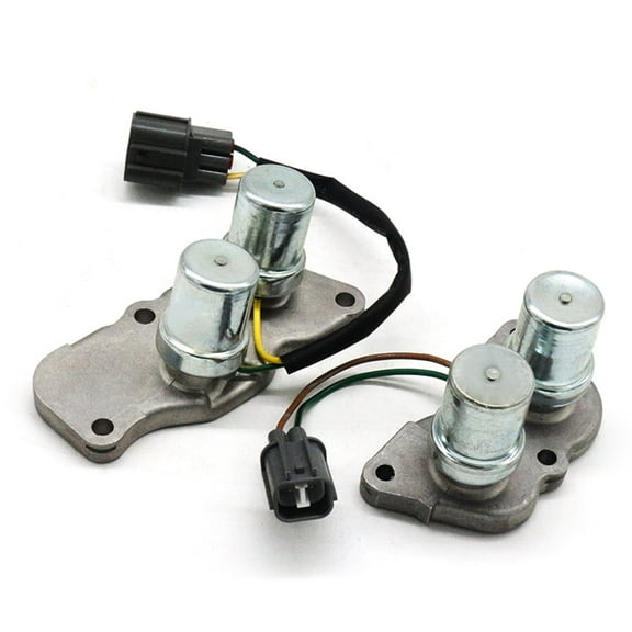Woudy Shift Control & Lock Up Solenoids Set for 1990-97 Honda Accord Prelude 2.2L