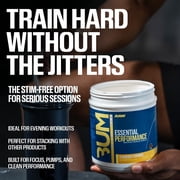 RAW Nutrition Essential Performance Non-Stim Pre-Workout, Blue Raspberry, 30 Servings