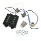 thumbnail image 2 of Pastillas para guitarra eléctrica, pastillas humbucker para guitarra, puente para bajo negro, pastilla pasiva para reemplazo de instrumentos musicales, 2 of 8