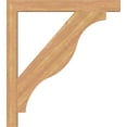 thumbnail image 3 of Ekena Millwork 3 1/2"W x 36"D x 40"H Funston Block Smooth Bracket, Western Red Cedar, 3 of 4