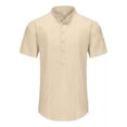 thumbnail image 1 of Camisa Para Hombre De Manga Corta Guayabera Casual Lino, 1 of 8