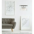 thumbnail image 2 of Elegant Lighting Chorus Line 3 Light Chrome Wall Sconce Clear Royal Cut Crystal, 2 of 7