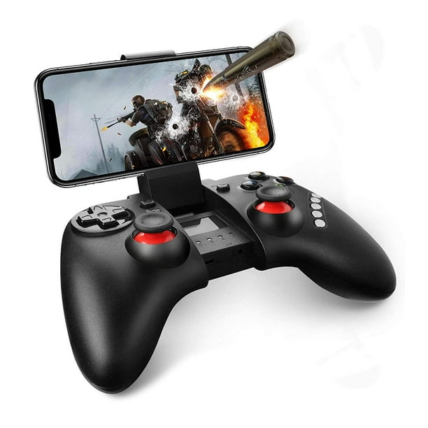 Intrekking Vruchtbaar Crimineel Mobile Game Controller, Gintenco Bluetooth Game Controller for iPhone/Android/Win  7/8/10 Systems/TV Box/PS3, Rechargeable Bluetooth Game Pad Joystick  Controller and Remote Gamepad - Walmart.com