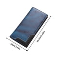 thumbnail image 2 of Boovnll Tool Kit, Men's Wallet Leather Rfid Blocking Wallet Large Capacity Vintage Bifold for Travel Business Wallet, Tool Set, Home Essentials, Household Essentials, 2 of 5