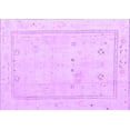 thumbnail image 1 of Ahgly Company Indoor Rectangle Oriental Purple Traditional Area Rugs, 2' x 5', 1 of 4