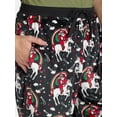 thumbnail image 4 of Holiday Time Men's Christmas Fleece Jogger Sleep Pants, Santa Unicorn Print Knit Pajama Bottoms, Sizes S-3XL, 4 of 5