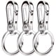 thumbnail image 1 of 3 llaveros de metal, llaveros de acero, llaveros para hombres y mujeres, llaveros desmontables de liberación rápida, clips de llave de acero inoxidable, 1 of 8