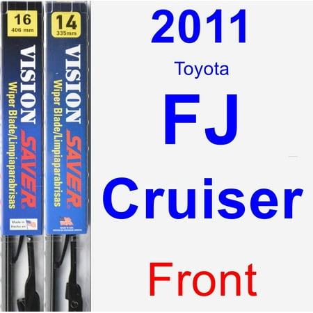2011 Toyota FJ Cruiser Wiper Blade Set/Kit (Front) (2 Blades) - Vision