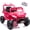 Pink, variant on 12V Ride On Cars for Kids, Kids Ride on Toys with Remote Control, Dinosaur Kids UTV Cars, 4 Wheel Suspension Electric Vehicle with Bluetooth, Music, LED, Ideal Gift for Boys Girls 2-4, Green