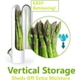 thumbnail image 5 of Veggie Containers For Refrigerator,Herb Keeper,Essential Kitchen Companion for Freshness, Fit for Basil, Parsley and More, Flavor Preservation for 2X Longer,Herb Storage, 5 of 7