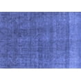 thumbnail image 1 of Ahgly Company Machine Washable Indoor Rectangle Oriental Blue Industrial Area Rugs, 8' x 12', 1 of 4