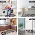 thumbnail image 6 of Kitchen Mat Cushioned Anti Fatigue Kitchen Rug, Set of 2 Non Slip Waterproof Kitchen Mats for Floor, Ergonomic Comfort Standing Mats for Kitchen, Laundry, Sink, Desk, Office, 6 of 6