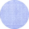 thumbnail image 1 of Ahgly Company Machine Washable Indoor Round Persian Blue Traditional Area Rugs, 7' Round, 1 of 4
