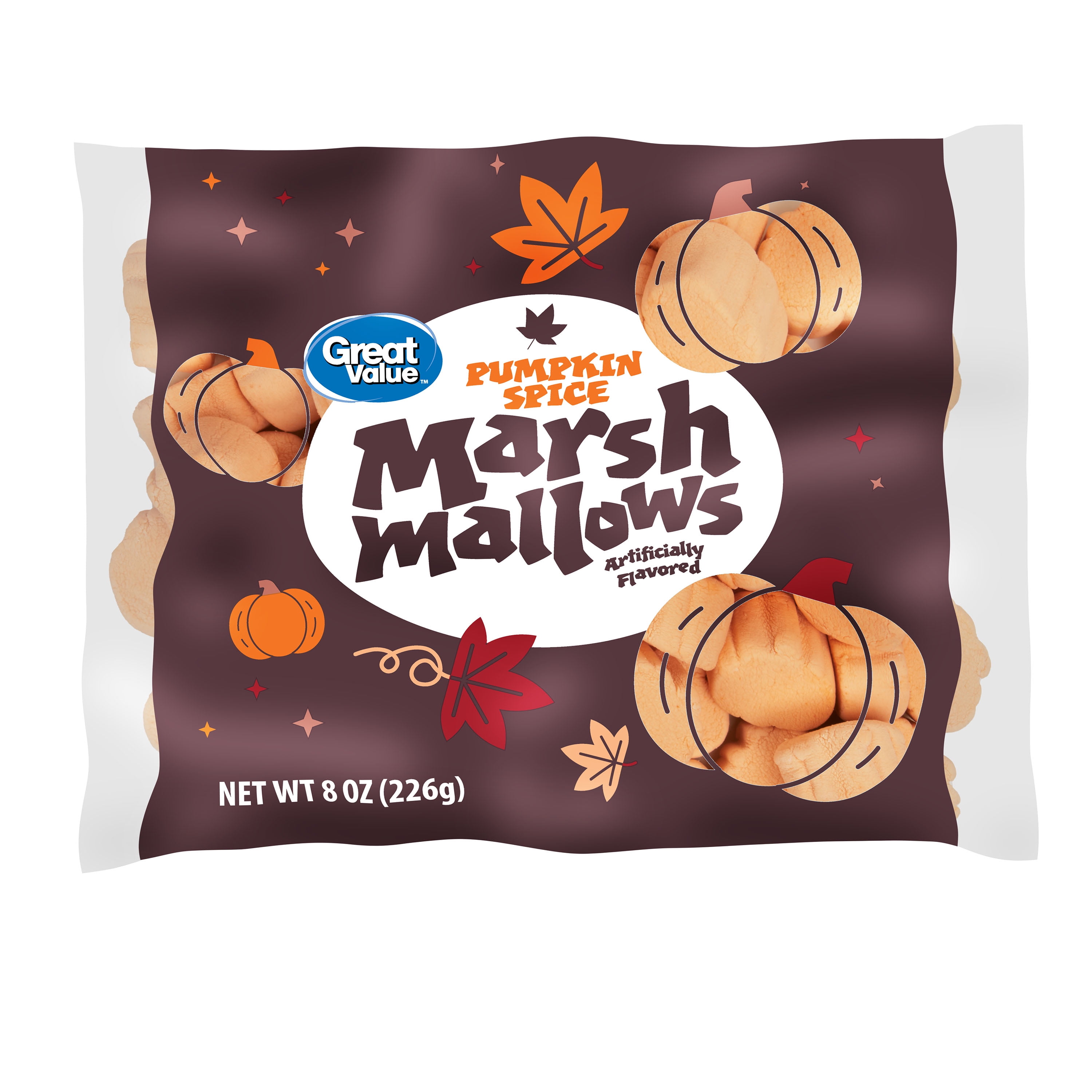 Great Value Pumpkin Spice Marshmallows, 8 oz