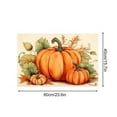 thumbnail image 3 of Btomtd 24"x16" Thanksgiving Truck Pumpkin Doormat, Seasonal Doorway Floor Mat, Decorative Carpet for Entrance Area, Non-Slip Fall Decor Area Rug, D, 3 of 4