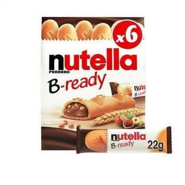 Nutella B-ready Bars, 6 bars, 132g/4.6 oz., {Imported from Canada}