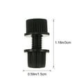 thumbnail image 2 of 4pcs Motorcycles Scooter Nylon License Plate Fastenings License Plate Bolts, 2 of 9