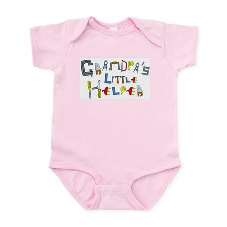 

CafePress - Grandpa s Little Helper Infant Bodysuit - Baby Light Bodysuit Size Newborn - 24 Months