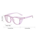 thumbnail image 3 of Leileiiiii Trendy Eyewear Unisex Fog & Scratch Clear Goggles Made Of PC Material, 3 of 5