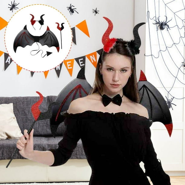 Decoraciones de Halloween, adornos de Halloween, regalos de Halloween, decoración de Halloween, decoración del hogar, decoración de fiestas, ala, ala