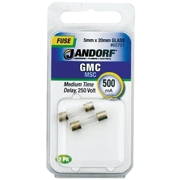 Jandorf Specialty Hardw Fuse Gmc 500Ma Time Delay 60701