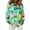 Army Green, variant on OIOLOYJM Womens Hawaiian Shirt Tropical Hawaiian Print Long Sleeve T Shirts Spring Beach Vacation Button Up Tops Trendy Blue M
