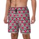 thumbnail image 1 of Balery Hearts And Lines Bañador para hombre, shorts de playa de secado rápido con entrepierna y forro de compresión-Medium, 1 of 6