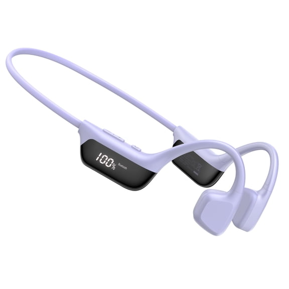 Doogee Bone Conduction Headphones, IP67 Waterproof Open Ear Headphone with LED Power Display, 9H Bluetooth 6.0 Sports Running Headphones, Dual Device Connection for Running, Cycling, Fitness