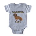 thumbnail image 1 of CafePress - Dachshund Mom - Cute Infant Baby Football Bodysuit, 1 of 1
