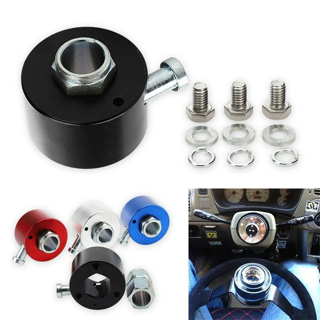 VONKY Effortless Steering Wheel Release With Push Button Quick Disconnect red 56*46*35mm 1Set