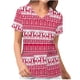 thumbnail image 4 of Blusas Navideñas Para Mujer Moda Con Cuello en V Casual Manga Corta Bolsillos Estampados Blusa Para Mujer Odeerbi ODB206094, 4 of 5