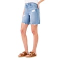 thumbnail image 3 of Jordache Women's High Rise Relaxed Denim Short, 3 of 4